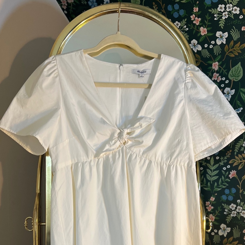 Madewell Tie-Front Mini Dress